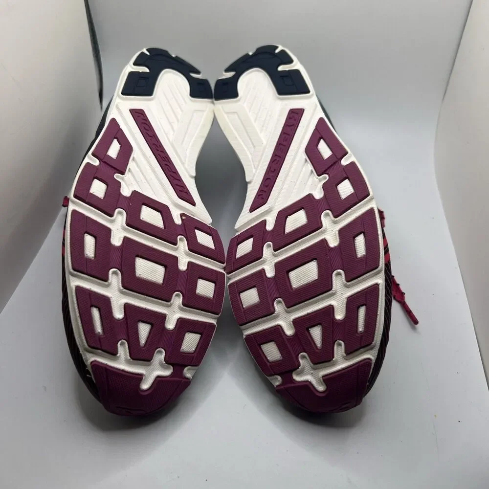 Brooks Women's Running Shoes in Maroon, Pink & Teal - Picture 7 of 10